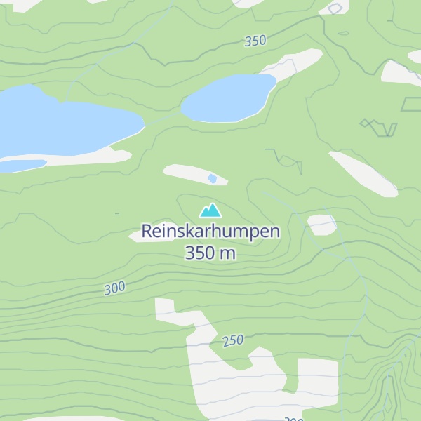Map of Reinskarhumpen
