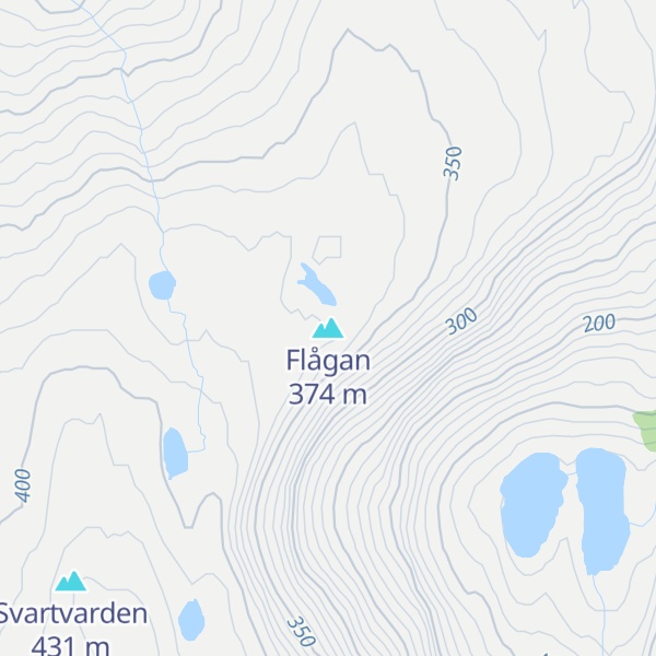 Map of Flågan