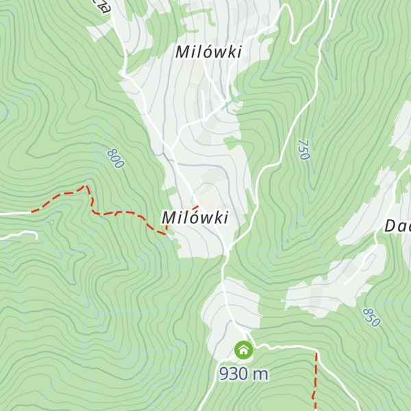 Map of Schronisko PTTK na Hali Boraczej
