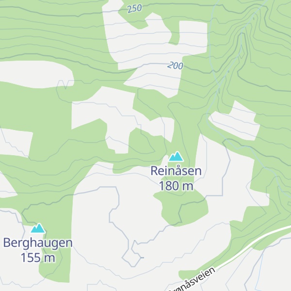Map of Håkonhaugen