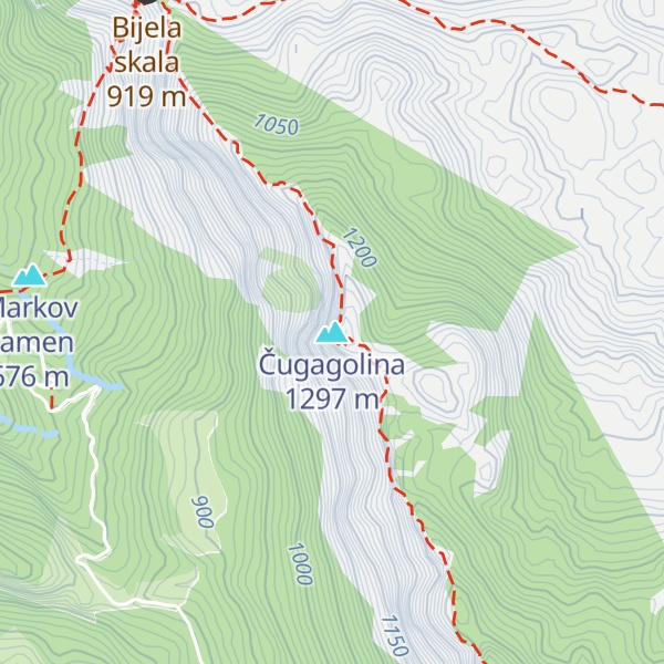 Map of Čugagolina
