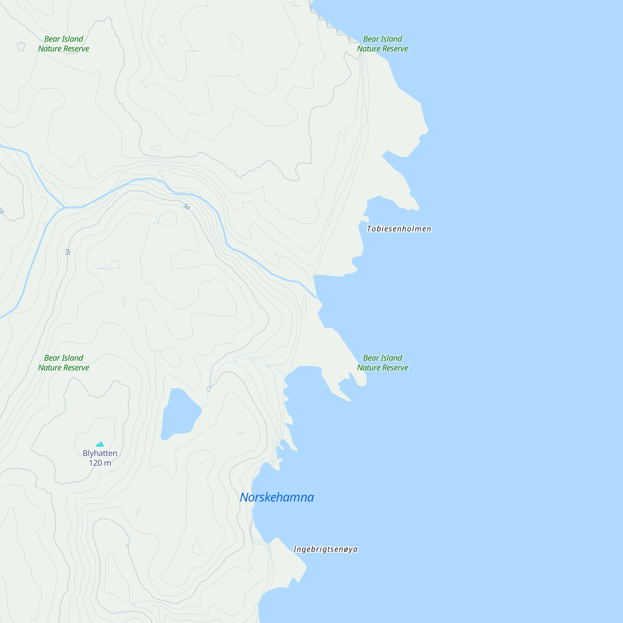 Russehamna map