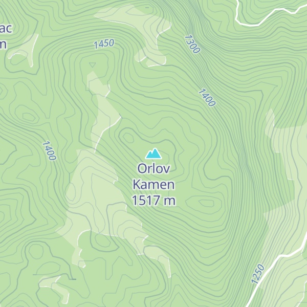 Map of Orlov Kamen