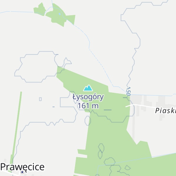 Map of Łysogóry
