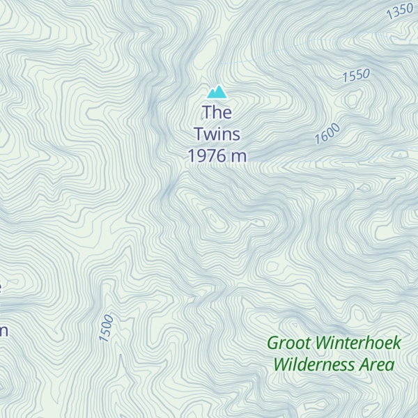 Map of Botany Peak