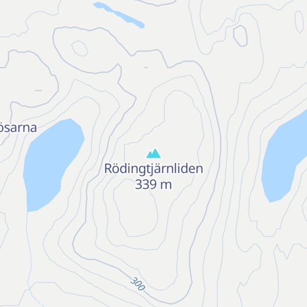 Map of Rödingtjärnliden