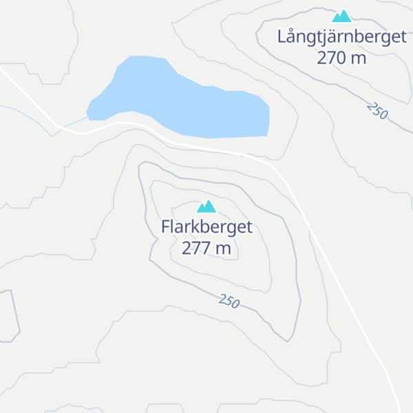 Map of Flarkberget