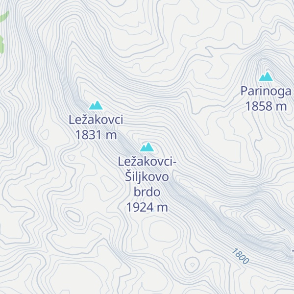 Map of Ležakovci-Šiljkovo brdo