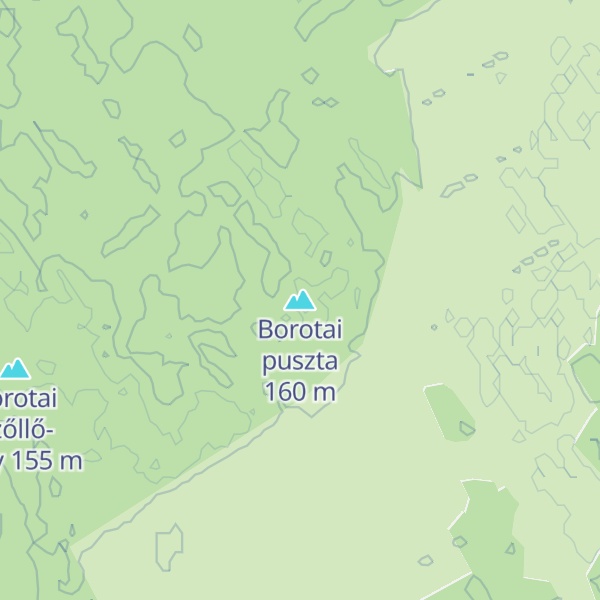 Map of Borotai puszta
