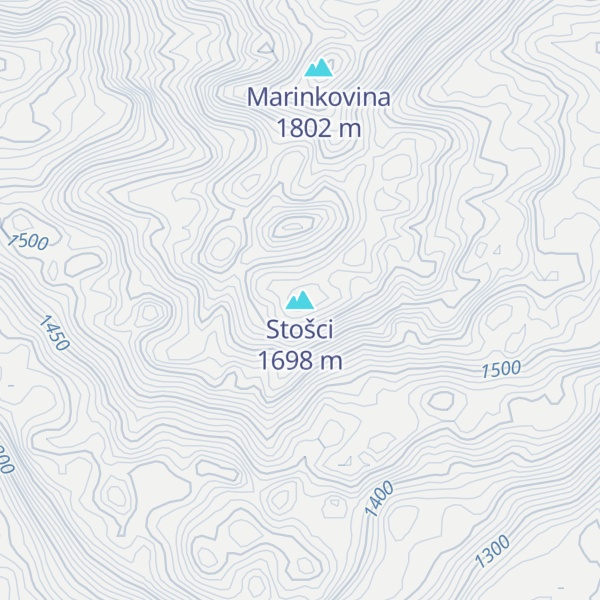 Map of Stošci