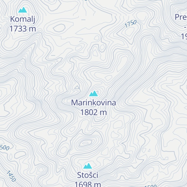 Map of Marinkovina