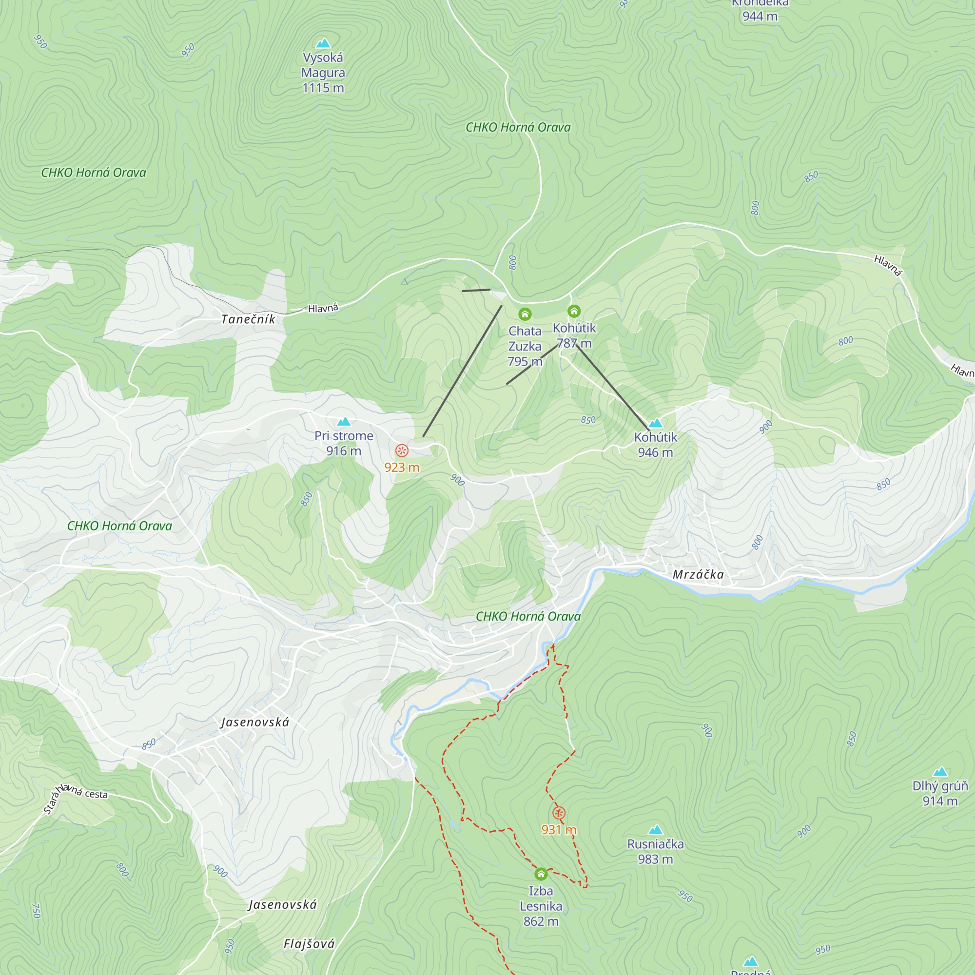 Chata Nikol map