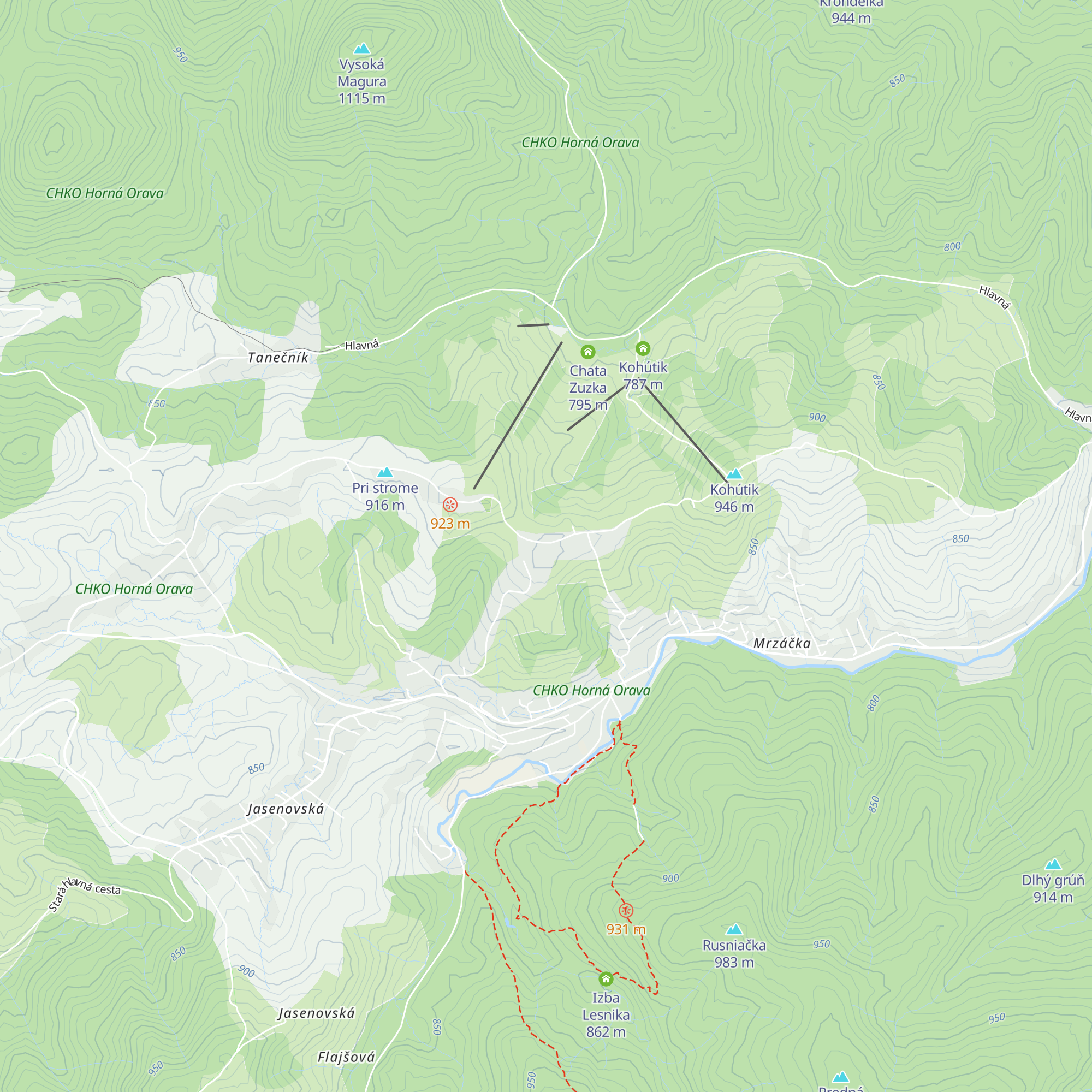 Chata Nikol map