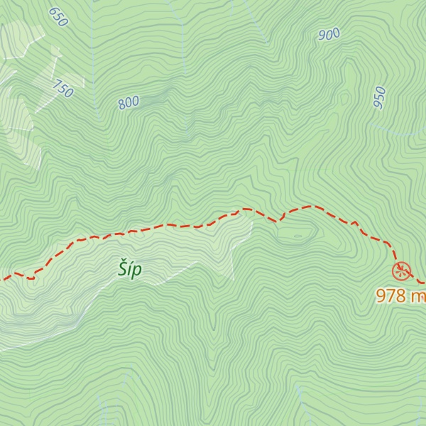 Map of Šíp