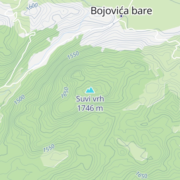 Map of Suvi vrh