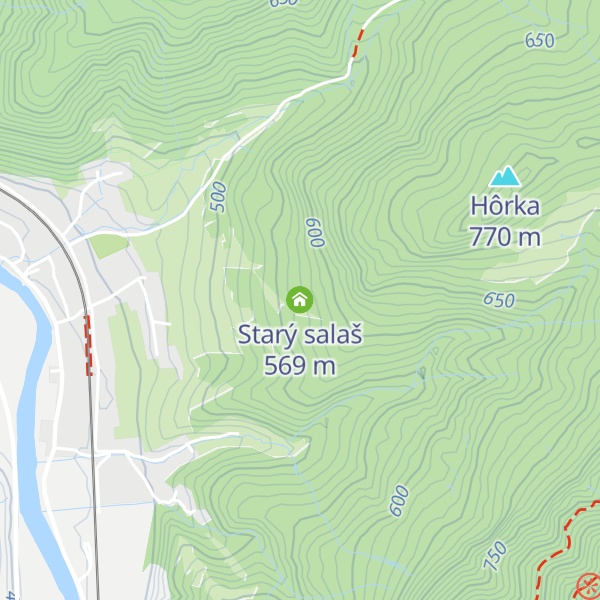Map of Starý salaš