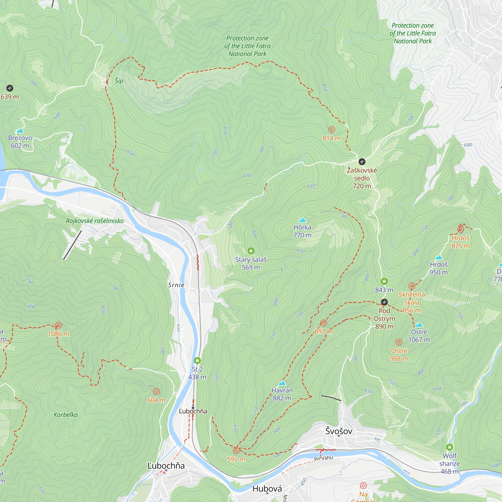 Starý salaš map