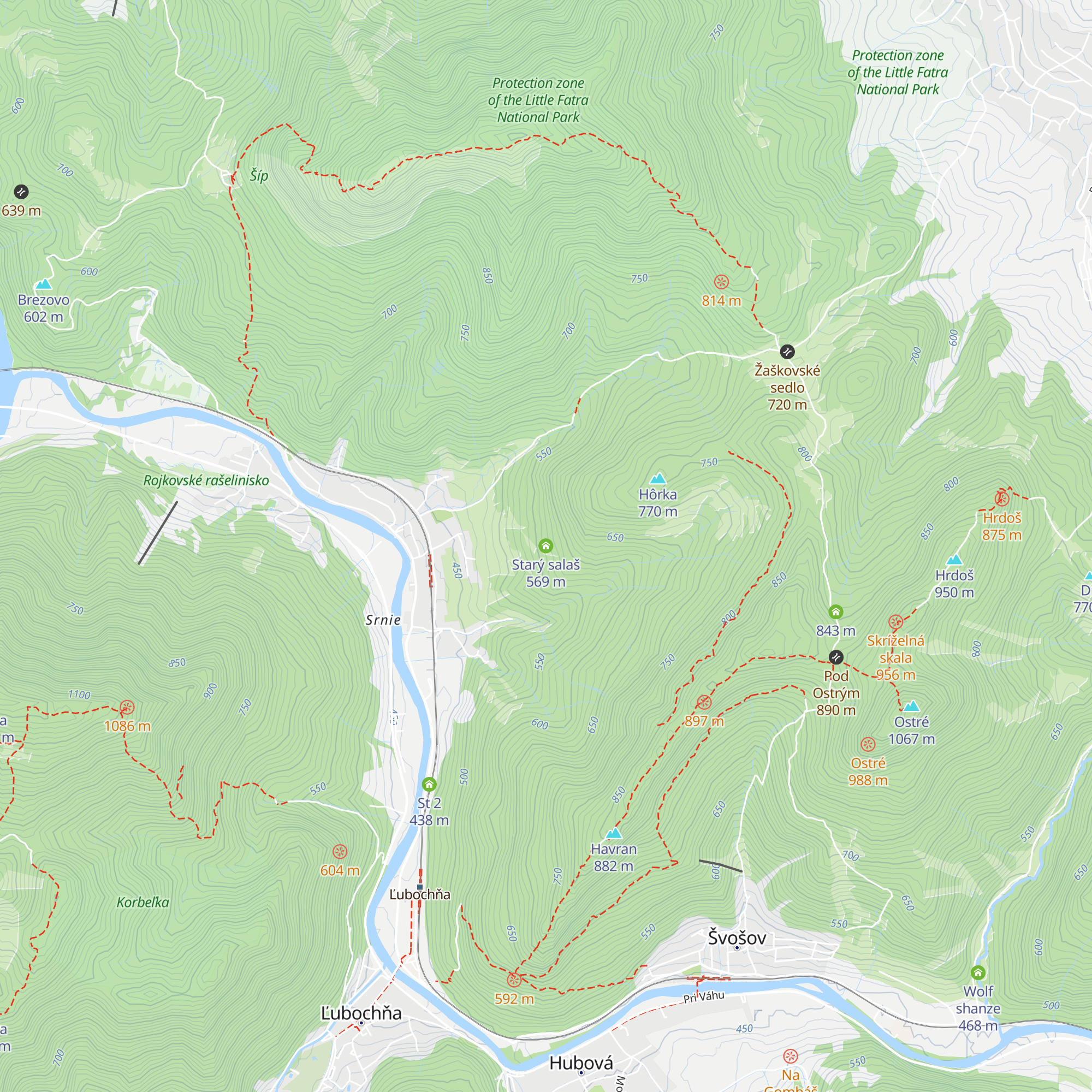 Starý salaš map