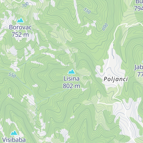 Map of Lisina