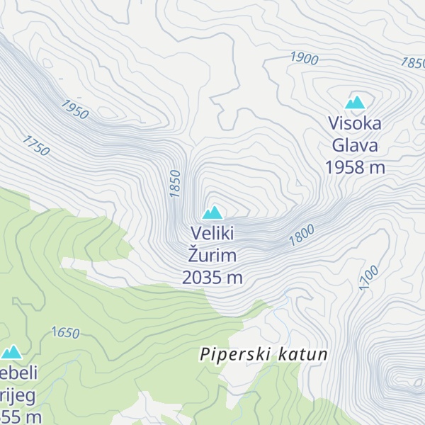 Map of Veliki Žurim