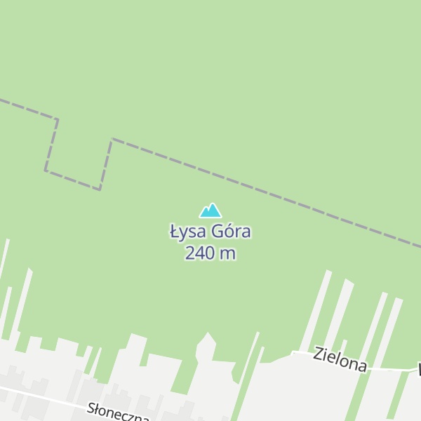 Map of Łysa Góra