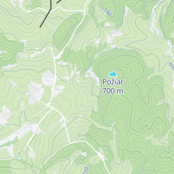 Map of U Brzov