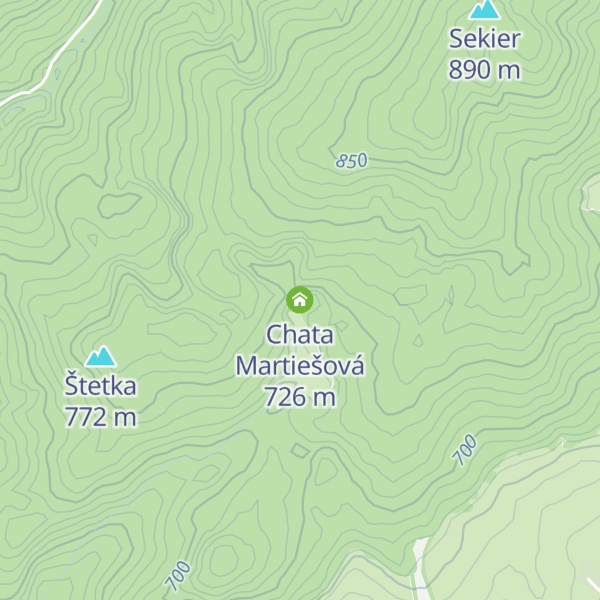 Map of Chata Martiešová