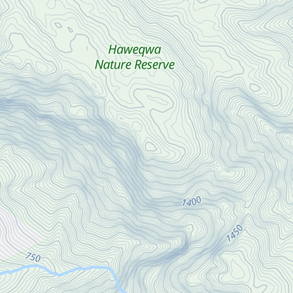 Map of Wemmershoek Peak
