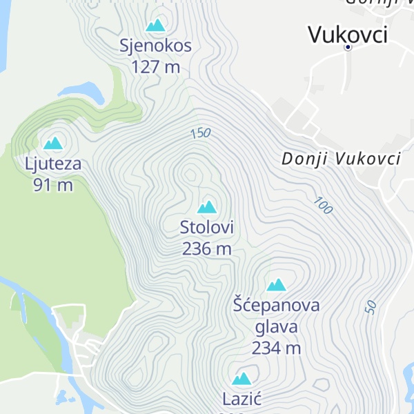 Map of Stolovi