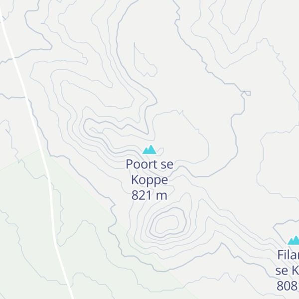 Map of Poort se Koppe