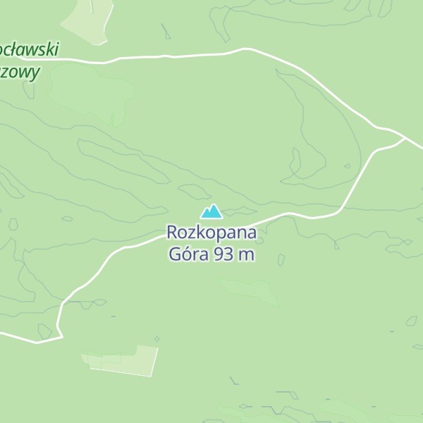 Map of Rozkopana Góra