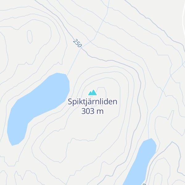 Map of Spiktjärnliden