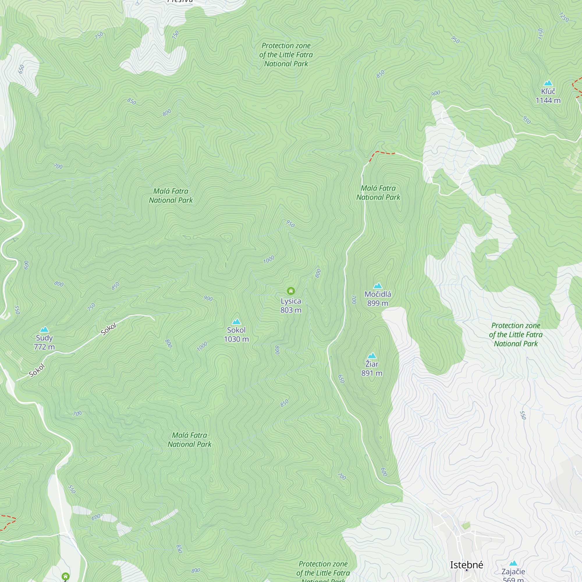 Lysica map