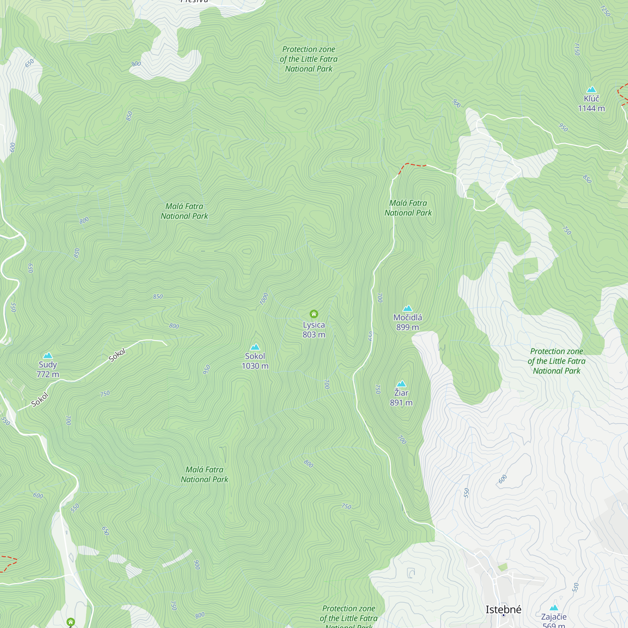 Lysica map