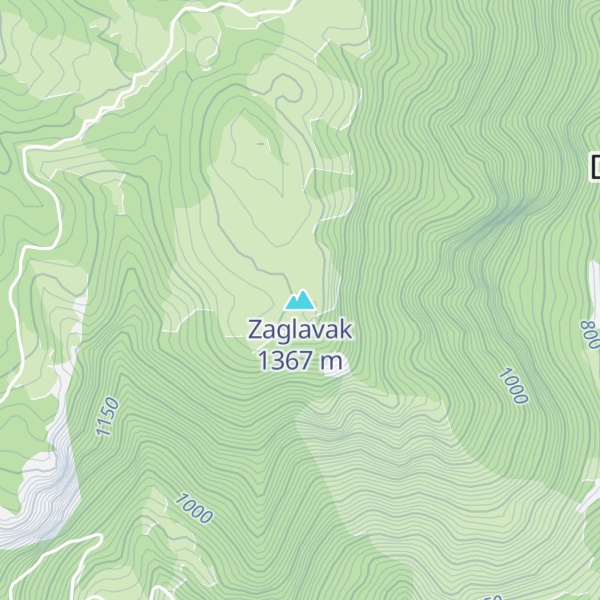 Map of Zaglavak