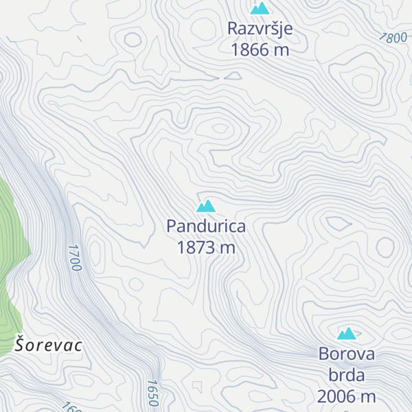 Map of Pandurica