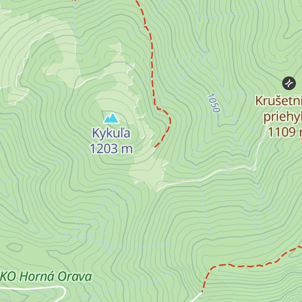 Map of Lesnícka chata
