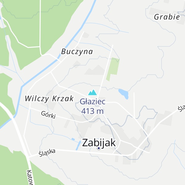 Map of Głaziec
