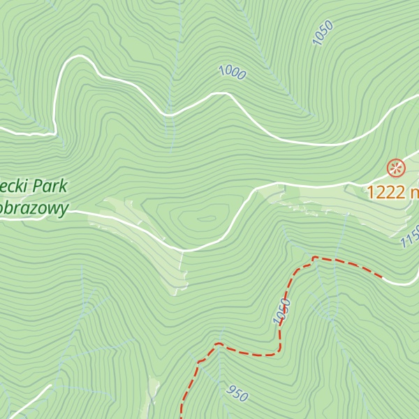 Map of Boraczy Wierch