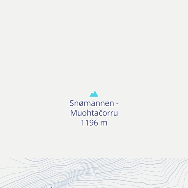 Map of Snømannen - Muohtačorru