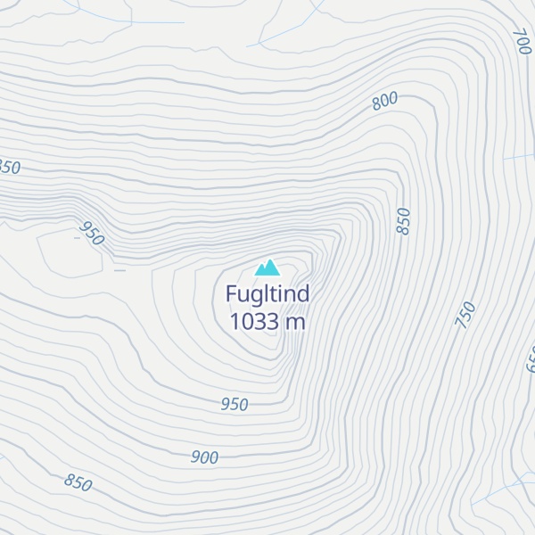 Map of Fugltind