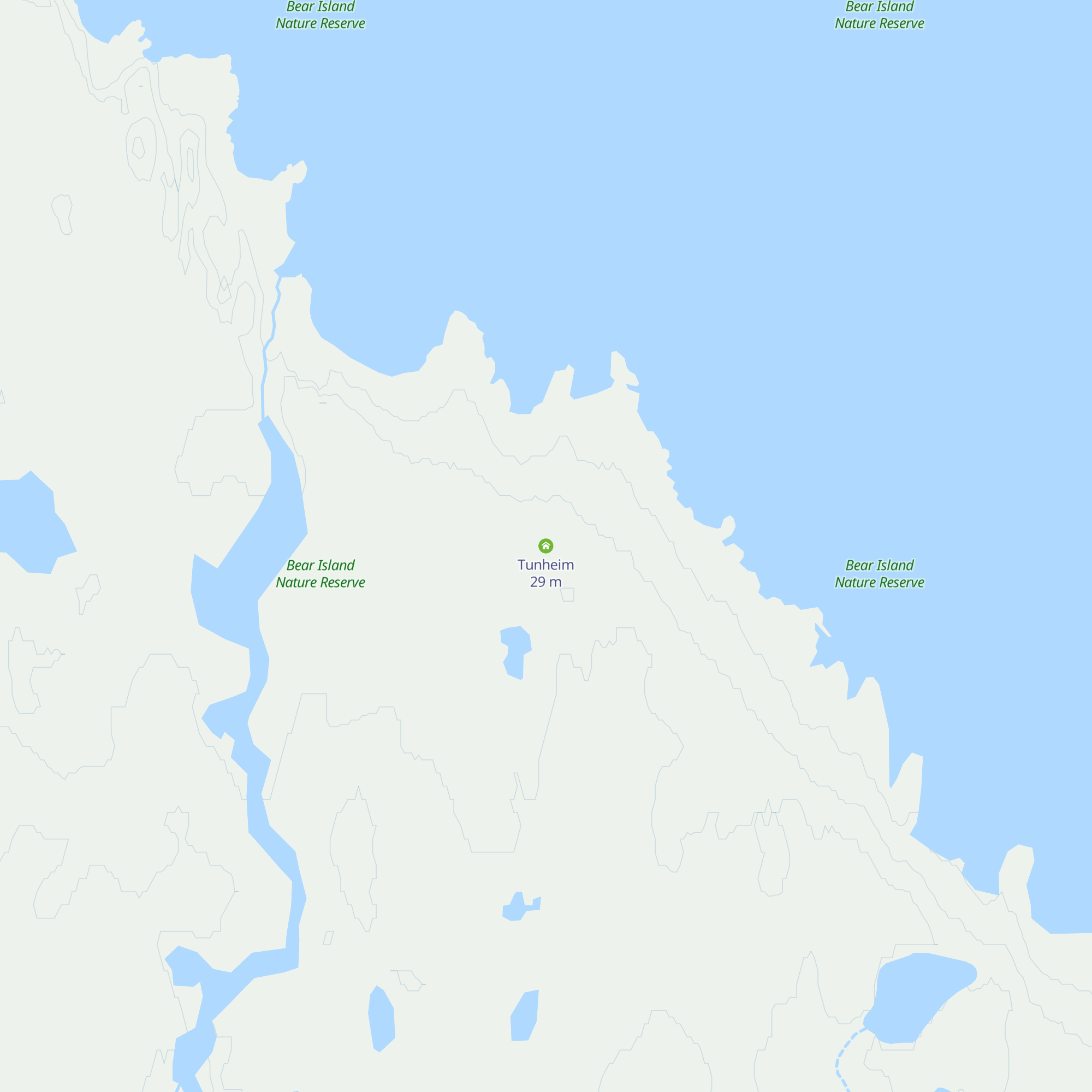 Tunheim map