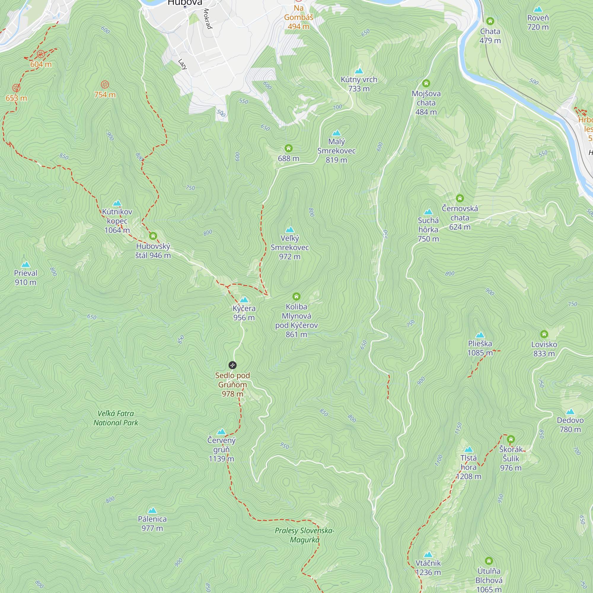 Koliba Mlynová pod Kýčerov map