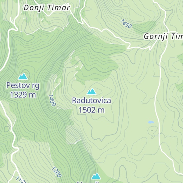Map of Radutovica