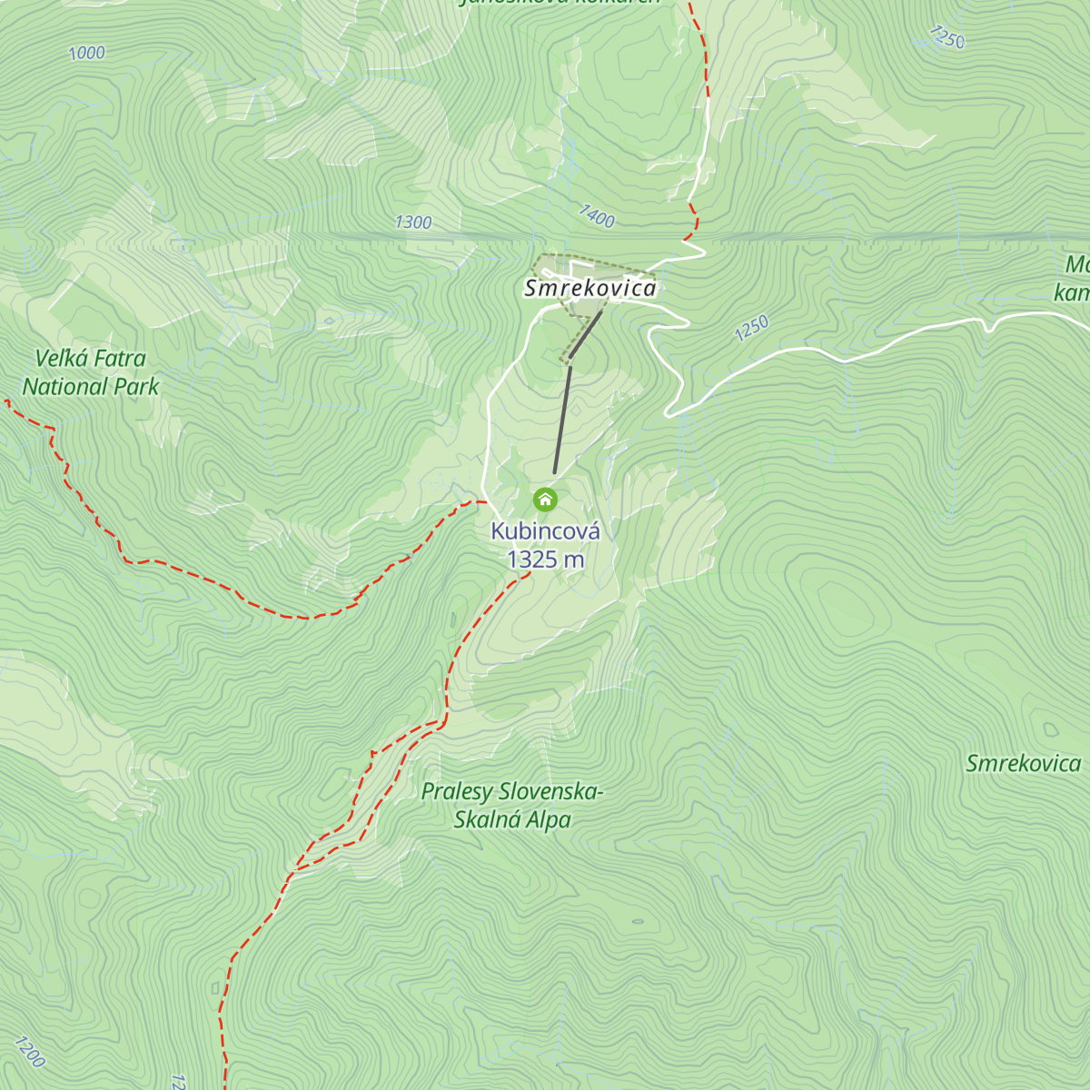 Chata Sólo map