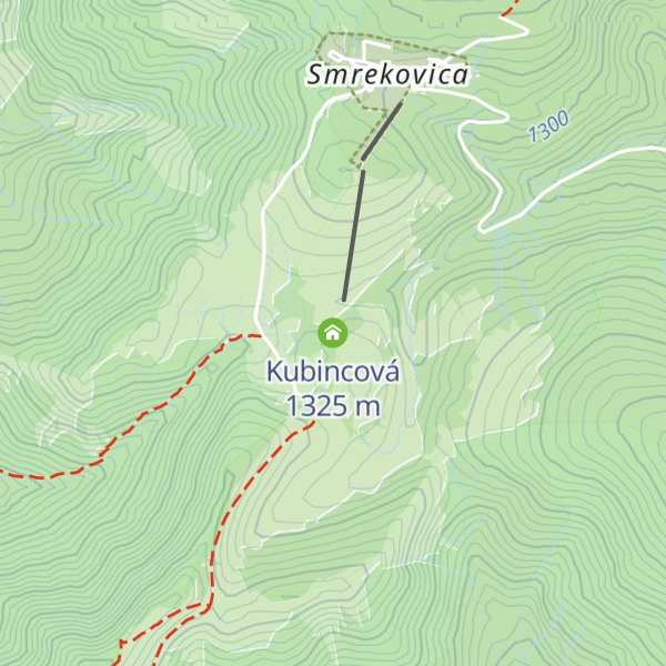 Map of Kubincová