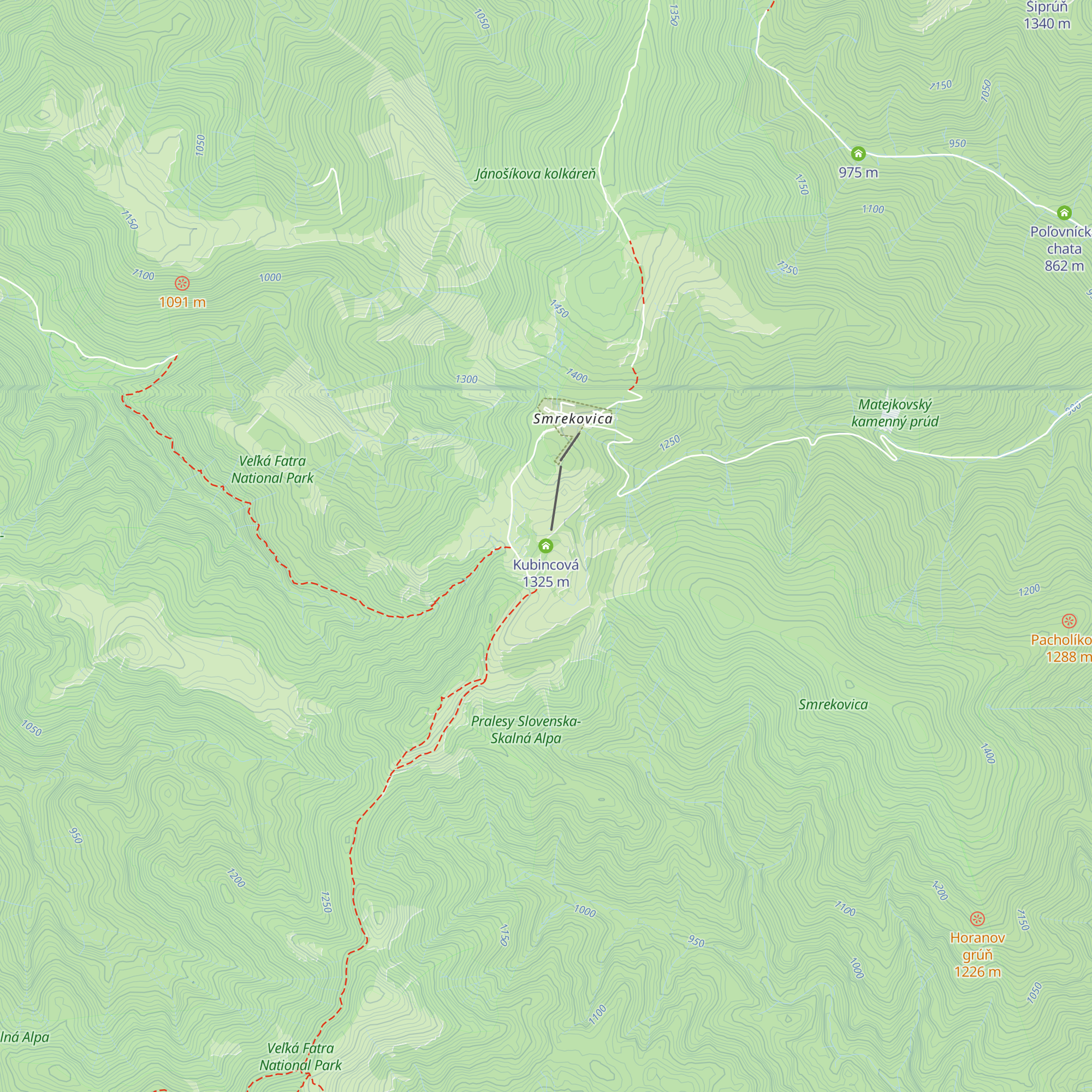 Kubincová map