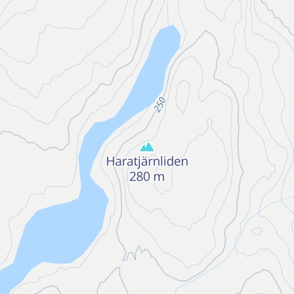 Map of Haratjärnliden