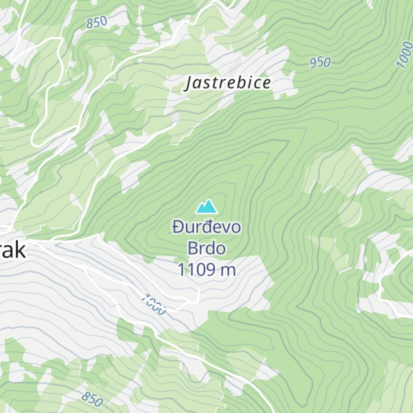 Map of Ðurđevo Brdo