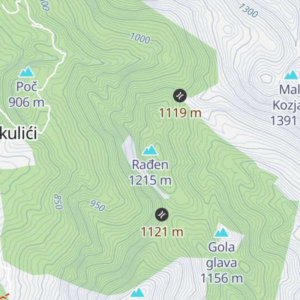 Map of Rađen